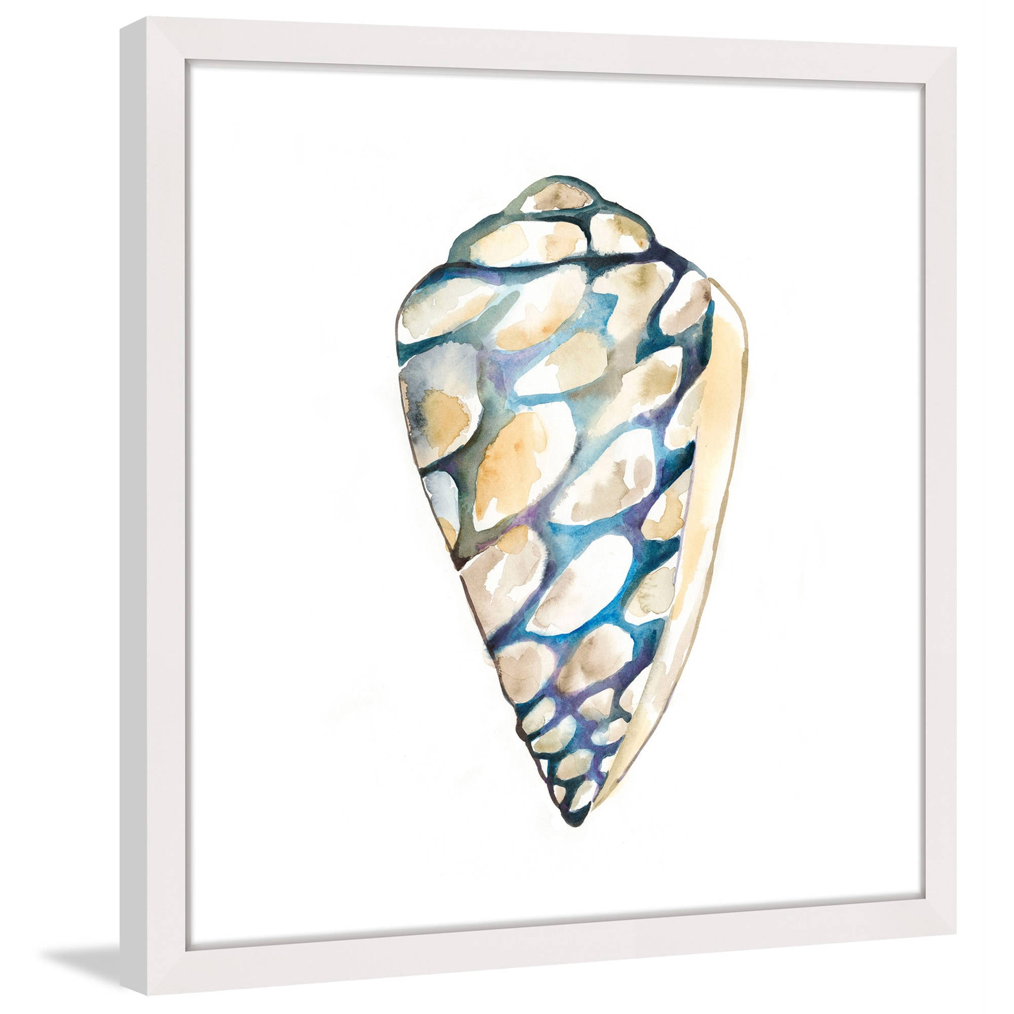 Marmont Hill "Aquarelle Shells III" Framed Painting Print