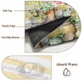 thumbnail image 5 of Pastoral Flower Pot Front Door Rugs 2x3 ft Warmth As A Quiet Symphony Yellow Striped Small Rug for Entryway Non Slip Washable Bathroom Door Mat Absorbent Floor Mat for Indoor Entrance, 5 of 9