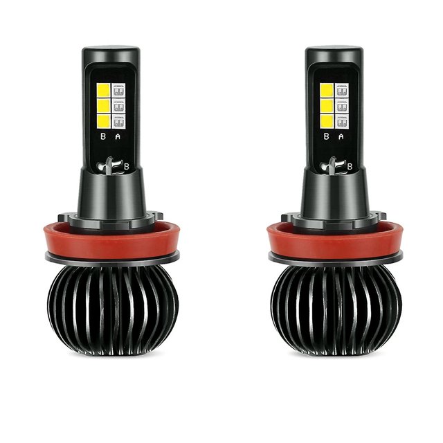 Bombilla de luz antiniebla para coches Lámparas Kit Bombillas 9-32v 30w 3000lm,h8/h11 Afortunado Sencillez
