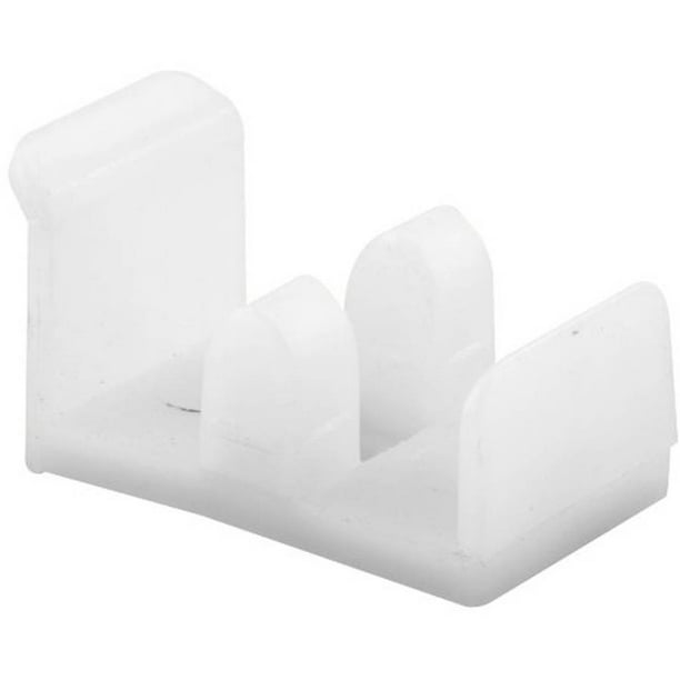 SlideCo 193075 Sliding Shower Door Bottom Guide, Plastic