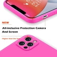 thumbnail image 4 of Soft Square Liquid Silicone Case For iPhone 15 14 11 13 12 Pro Max Mini Plus X XR XS Max 7 8 SE 2022 Protective Back Cover Amethyst Color For iPhone 14, 4 of 6
