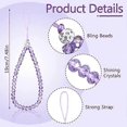 thumbnail image 2 of KAIYANG Cordón de cristal para teléfono móvil, 4 piezas de correas de cristal para teléfono móvil, cadena de cordón de cristal brillante para teléfono para niñas y mujeres, 2 of 4