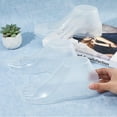 thumbnail image 3 of PP Plastic Sandal Shoes Support Retail Shop Shoe Display Stand Forms Inserts Foot Shape Clear 221x83x88mm, 3 of 6