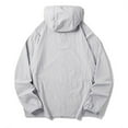 thumbnail image 5 of YLSDY Mens Hiking Athletic Lightweight Jacket Zip Up UPF 50+ Outdoor Running Jackets Sun Protection Zipper Hoodies White M, 5 of 6
