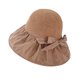 thumbnail image 4 of Sombrero para mujer con protección solar UPF 50+: sombrero plegable de paja para exteriores, revestimiento negro, protección UV para el verano, 4 of 6