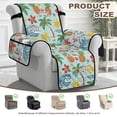 thumbnail image 5 of TSOVTHRID Summer Recliner Slipcover Stretch Reclining Chair Covers Non Slip Recliner Sofa Slipcovers with Pocket Fitted Sofa Couch Cover for Pet Living Room, Palm Tree Tropical Floral Fruit Print, 5 of 7