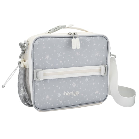 Bentgo Kids Lunch Bag (Whimsy & Wonder Collection) - Durable, Double-Insulated Lunch Bag for Kids 3 ; Holds Lunch Box/Water Bottle/Snacks; Water-Resistant Fabric & Zip Pockets (Starry Sprinkle)