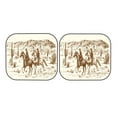 thumbnail image 7 of Kll Western Desert Cowboys1 Windshield Sun Shade 2-Piece Foldable Car Front Window Sunshade For Most Sedans Suv Truck- Large, 7 of 7