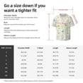 thumbnail image 5 of Lsque Funny Chicken print Men's Cuban Collar Short Sleeve Shirt Summer Beachwear Casual Button Down Fashionable Vacation Leisure Shirt-Medium, 5 of 7