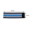 thumbnail image 5 of Cheers.US 2Pcs Webbing Elastic Strap Ankle Leg Trousers Bind Pants Band Adjustable Tricolor Striped Leggings with Elastic Band ​for Running Cycling Walking, 5 of 6