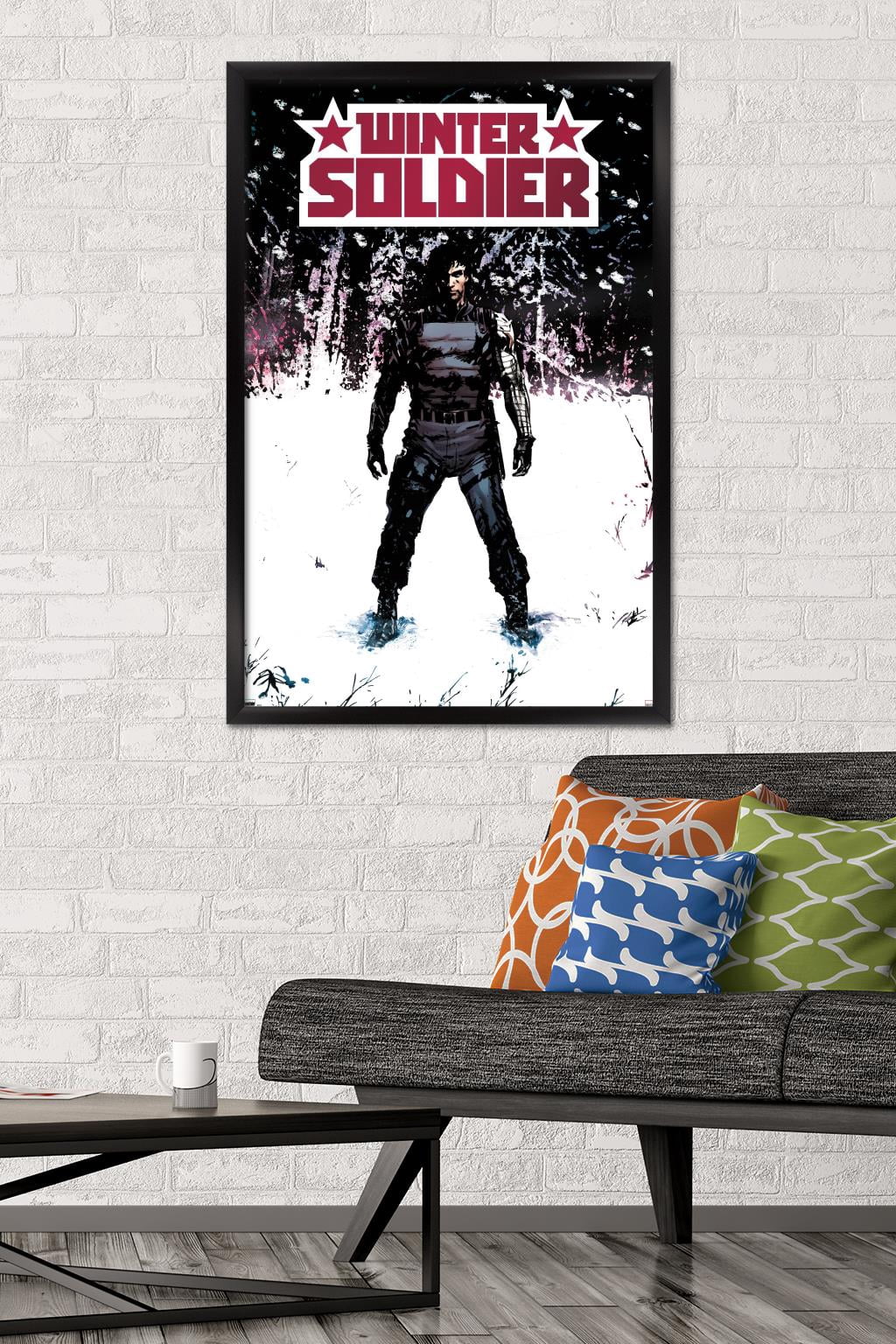 Marvel Comics - Winter Soldier - Winter Soldier #1 Wall Poster, 22.375" x 34", Framed
