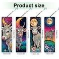thumbnail image 3 of 4pcs Diamond Painting Bookmark Kit 5D DIY Moon Calf Special Design Shimmering Handcrafted Artwork For Book Lovers Perfect for Birthdays, Christmas, and Holidays, 3 of 7