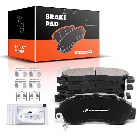 A-Premium Front Ceramic Brake Pads Set Compatible with Acura, Honda and Isuzu Models - CL 1997-1999, Accord 1991-2002, Integra, CR-V, Legend, NSX, RL, TL, Odyssey, Vigor, Prelude, Oasis, 4-Pack