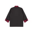 thumbnail image 3 of Riismen Unisex Men Women Chef Jacket Estaurant Hotel Work Clothes Kitchen Cooking Uniform Black XL, 3 of 5