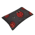 thumbnail image 3 of Balery Red Ladybugs On Dark Background Pillow Covers,Bed Pilowcases,Reversible Plush Throw Pillow Covers End Pillow Encasement,Pillow Case - 20"X30", 3 of 9