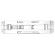 thumbnail image 5 of Escalones con bisagras de pedal plegables, escalón con bisagra para puerta, escalón con bisagra para puerta de aluminio, escalón con bisagra para puerta, pedal, innovación moderna, 5 of 9
