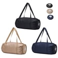 thumbnail image 5 of 25L Travel Handbag Oxford Gym Workout Bag Waterproof Overnight Tote with Compartment and Wet Pocket Foldable Large for Women Men (black color), 5 of 7