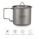 thumbnail image 5 of Ultralight Titanium Cup Outdoor Portable Camping Picnic Water Cup Mug with Foldable Handle 300ml / 350ml / 450ml / 550ml / 650ml / 750ml, 5 of 5