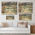 thumbnail image 4 of Designart 'Snowy Road In Countryside Winter Landscape' Traditional Print on Natural Pine Wood, 4 of 5