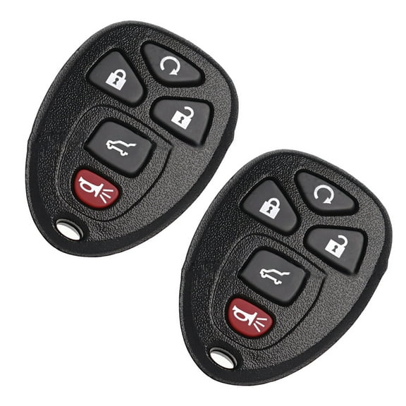 2x Keyless Entry Remote Control Car Key Fob for Chevrolet/GMC/Cadillac 315MHz, Easy Replacement