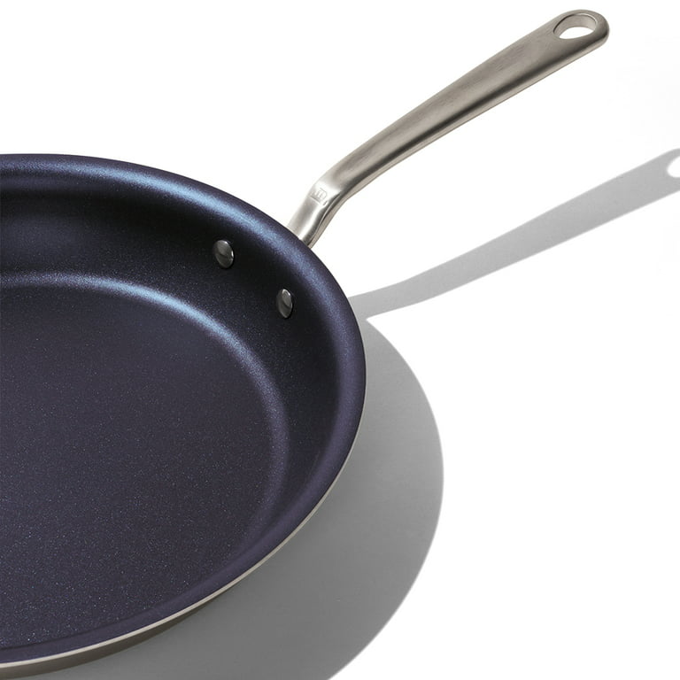  MsMk Non stick frying pan set with lid Blue, 12-inch