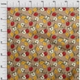 thumbnail image 2 of oneOone Georgette Viscose Light Brown Fabric & Pear Fruits Sewing Craft Projects Fabric Prints By Yard 42 Inch Wide, 2 of 4