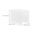thumbnail image 2 of CRAFTHROU 8Pcs Transparent Soft Silicone Corner Bumpers for Drawer and Door Handle Safety, 2 of 8