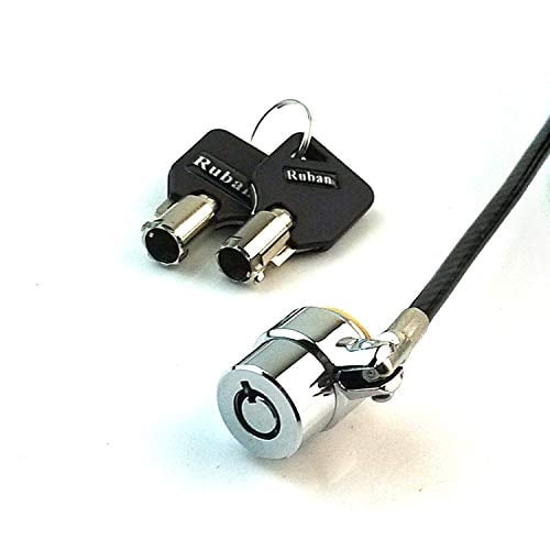 RUBAN Cable de seguridad y candado para portátil (PC/Laptop) Dos llave