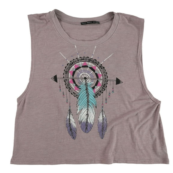 TRULY MADLY DEEPLY Womens Dreamcatcher Tank Top, Purple, Small