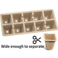 thumbnail image 4 of 240Cells Seedling Start Trays with Drain Holes,20pcs Peat Pots Seedling Pots Biodegradable,Seedling Starter Kit,Organic Germination Plant Starter Trays(200xLabels,2xTransplant Tools,1xSpray Bottle), 4 of 7