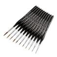 thumbnail image 2 of 11Pcs Art Paint Brush Set, Professional Miniature Fine Detail Brushes, 2 of 2