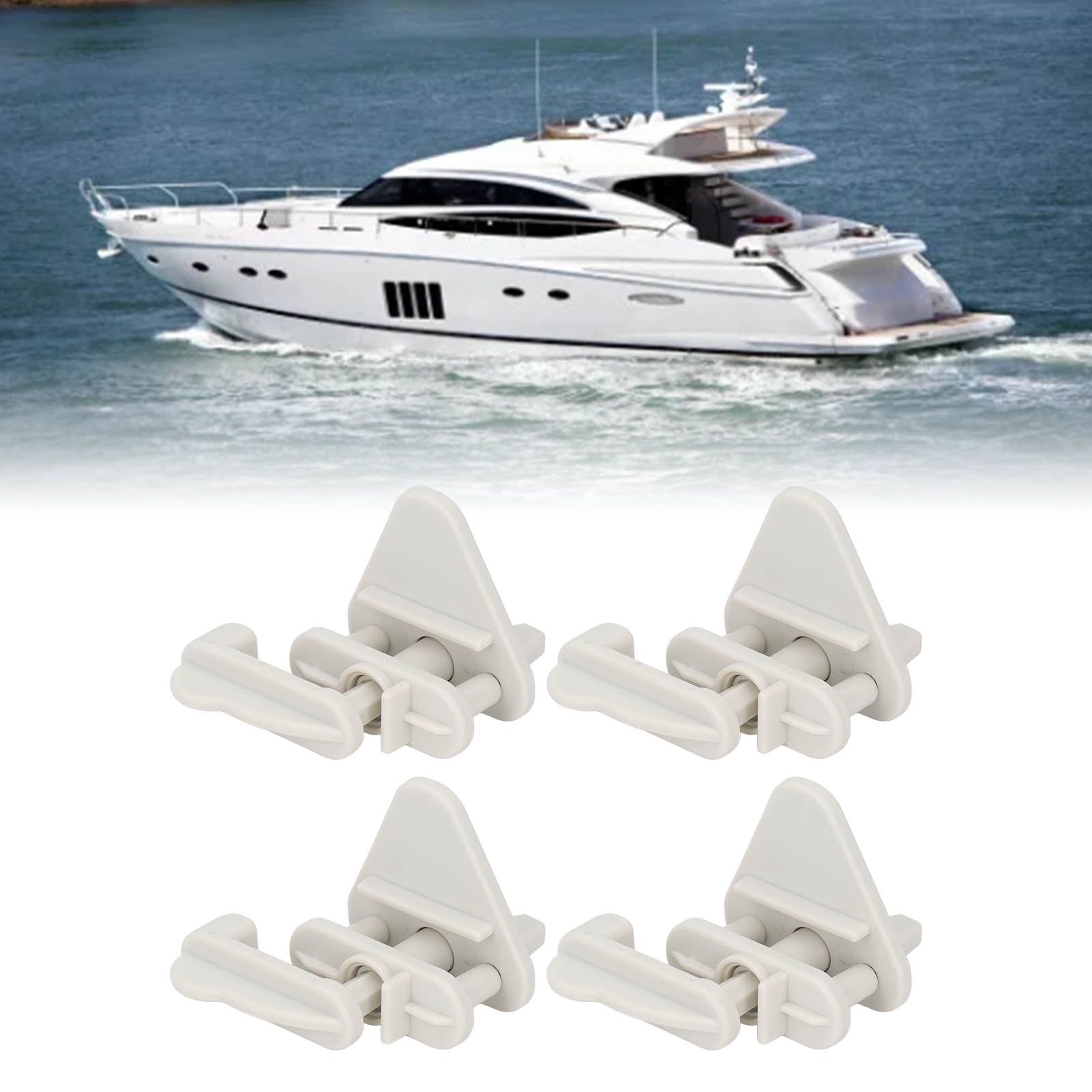 Pontoon Boat Replacement Door Latches, Wide Application 4 Set Easy To