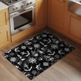 thumbnail image 2 of 2x3 Ft Entryway Area Rug, Nautical Black Kitchen Rug Runner Washable Floor Mat, Retro Sailing Boat Map Anchor Rudder Non Slip Indoor Door Mat Throw Carpet for Bathroom Living Room Bedroom, 2 of 8