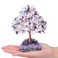 thumbnail image 3 of Crystal Money Tree Jovivi, amatista natural, aguamarina y rosa, 3 of 6