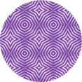 thumbnail image 1 of Ahgly Company Machine Washable Indoor Round Transitional Blue Violet Purple Area Rugs, 5' Round, 1 of 7