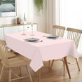 thumbnail image 5 of Xukmct 2 Pcs Disposable Plastic Tablecloth 54 x 108 Inch Solid Color Rectangle Table Cover Decorative Table Cloths, 5 of 7