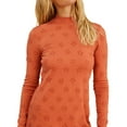 thumbnail image 4 of Billabong Womens Coconut Flowers Bodycon Dress Burnt Sienna, 4 of 5