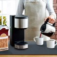 thumbnail image 3 of JUNWELL Coffee Mat Quick Absorbent Hide Stain Kitchen Counter Mat Waterproof Rubber Backed Coffee Bar Accessories Fit Under Coffee Maker Coffee Pot Espresso Machine Dish Drying Rack, 3 of 9