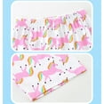 thumbnail image 5 of WIBACKER Two-Piece Pajamas for Girls Cute Unicorn Summer Short Sleeve PJ Set Kids Sleepwear 3-8T, 5 of 8