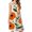 A468-2613, variant on Orange Poppies Floral Art Print Casual Sleeveless Loose Sundress Dress For Women Summer Dress Daily Woman