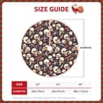 thumbnail image 2 of Xecao Guitar Skull record Pattern Christmas Tree Skirt Holiday Part Decorations for Christmas Tree, Farmhouse Christmas Decor Xmas Holiday Home Party Decorations-36", 2 of 6