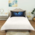 thumbnail image 5 of Iauyy 20x26in Silk-Smooth Satin Pillowcase, Gentle on Hair and Skin, Luxuriously Soft Pillowcase with Envelope Closure, Wrinkle Fade The Wings Formed by Nebulae, 5 of 6