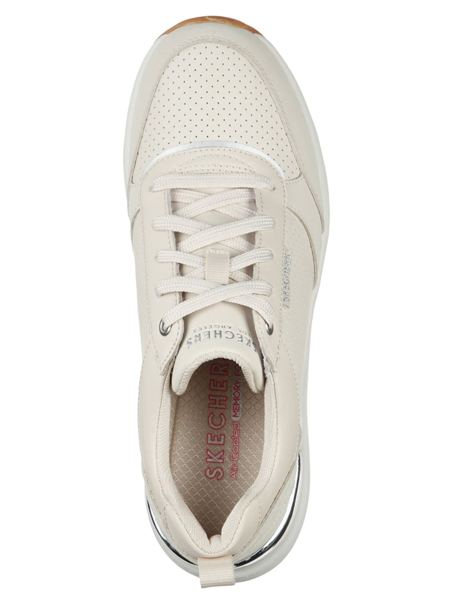 Skechers Women's Street Billion Subtle Spots Lace-up Wedge Casual Sneaker