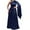 Dark Blue, variant on qolati Women's One Shoulder Formal Dresses 2024 Sleeveless Mermaid Satin Prom Evening Gowns Elegant Ruched Flowy High Waisted Cocktail Party Long Dresses