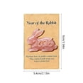 thumbnail image 3 of CaiYueKe Easter Bunny Greeting Card with Envelope, Cute Rabbit Pocket Card Gift for Holiday Celebration, Spring Party Favors, Classroom Exchange, Festive Greetings, 3 of 7