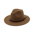 thumbnail image 1 of Sombrero de copa Nikou Sombrero de ala ancha retro vintage 55-58cm, 1 of 1