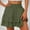 Army Green, variant on Ofreoo Women's Summer Casual Imitation And Linen Solid Color High Waisted Large Hem Skirt Cargo Skirt Deal of the Week