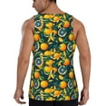 thumbnail image 3 of Coaee Fresh Orange Men's Workout Tank Top, Men's Tank Top Sleeveless Muscle T Shirts for Running, Fitness - X-Large, 3 of 9