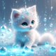 thumbnail image 1 of (HQ457) Resina Diamante La Serie Animal Gatito Cristal Diamante 30*30CM, 1 of 9