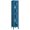 Blue, variant on Extra Wide Vented Metal Locker-Double Tier-1 Wide -Gray-Unassembled